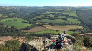 Vue depuis le calvaire de Mont-Roc