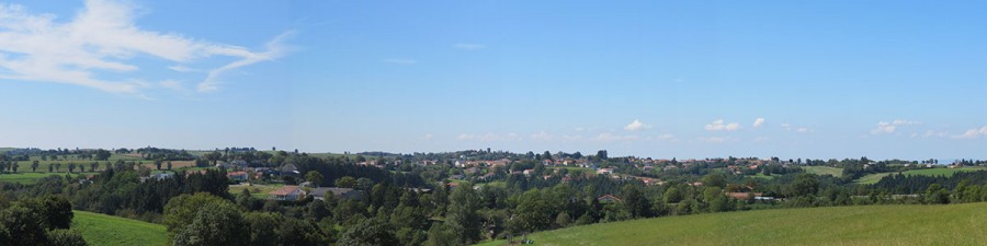 Vue panoramique d'Alban