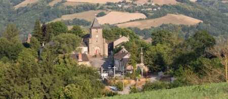 Vue sur le village de Saint-André