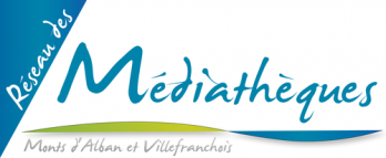 Logo réseau des médiathèques des Monts d'Alban et duVillefranchois