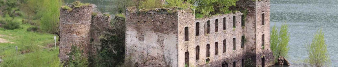 Ruines du château de Razisse à Teillet