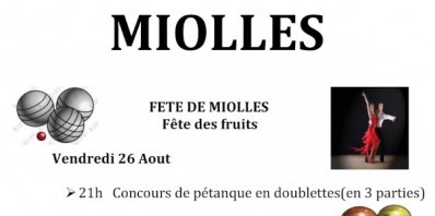 Fête des fruits à Miolles