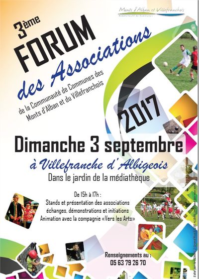 Forum des associations 2017 à Villefranche d'Albigeois