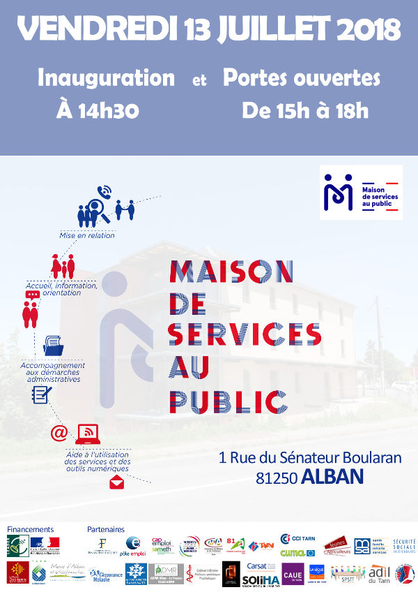 Inauguration de la Maison de Services au Public d'Alban