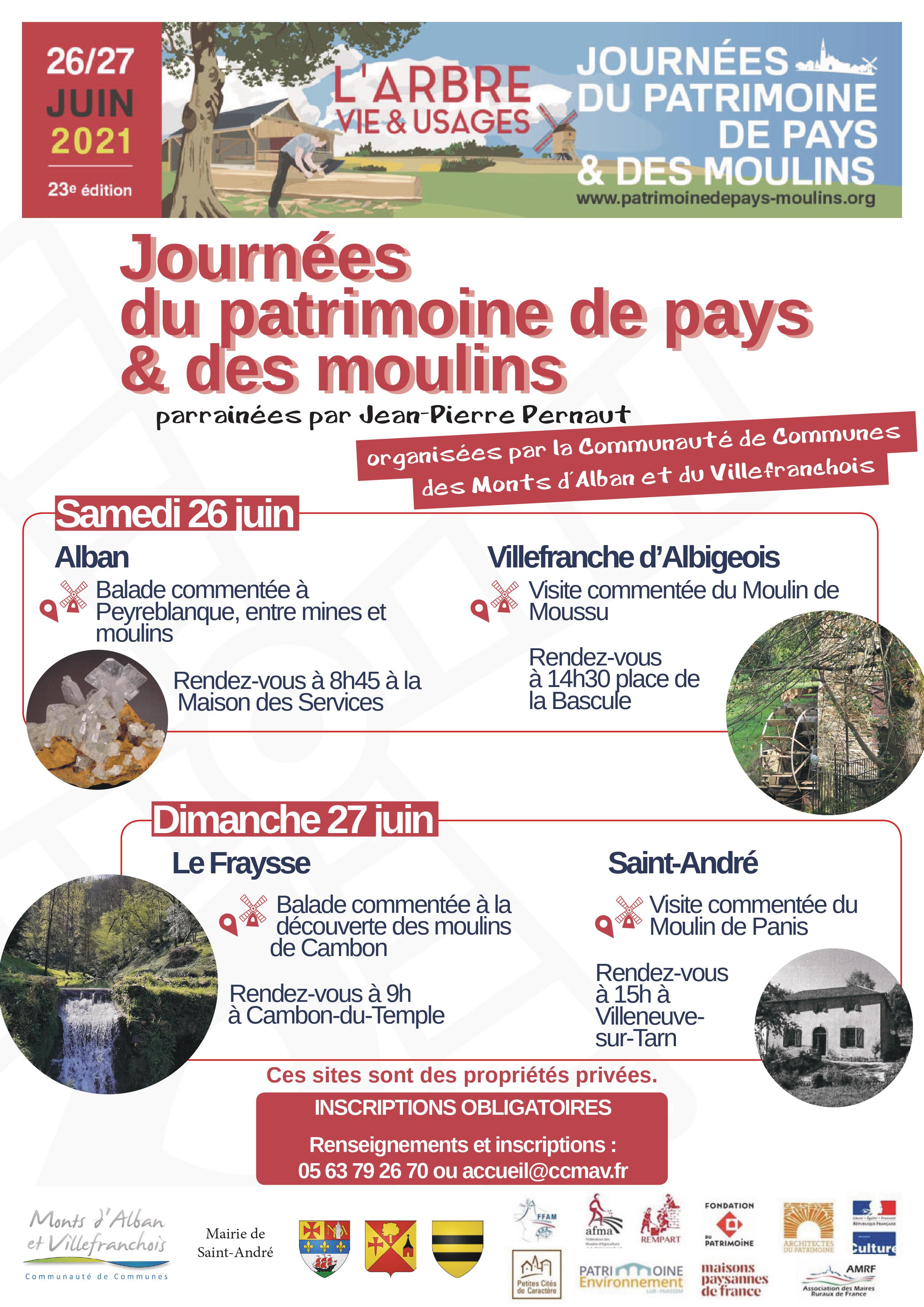 Journées du patrimoine de pays et des moulins