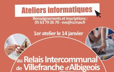 Ateliers informatiques Villefranche d'Albigeois