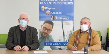 Initiative Tarn et la Communauté de Communes des Monts d’Alban et Villefranchois signent une convention de partenariat