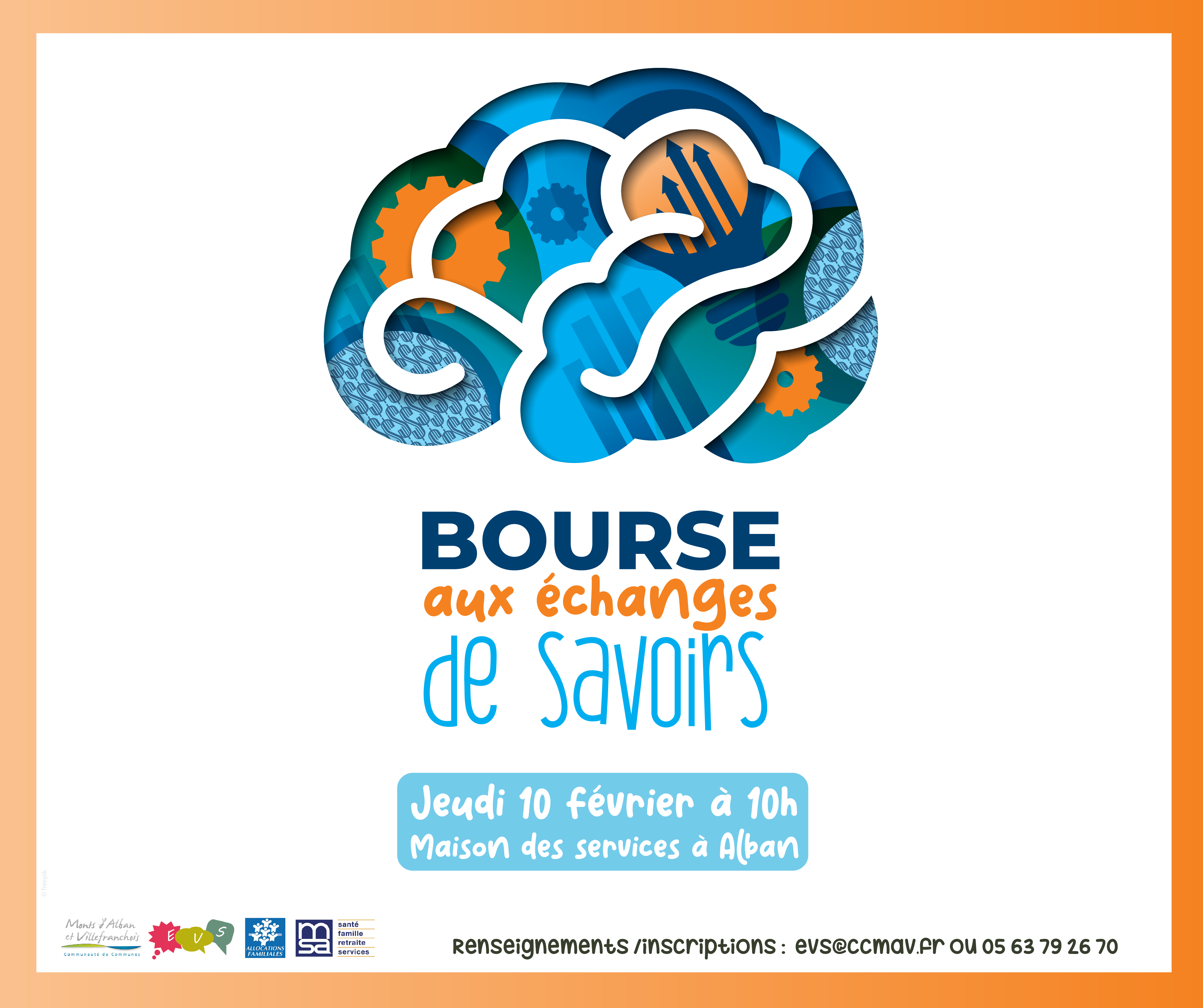 Nouvelle édition de la bourse aux échanges de savoirs le 10 février