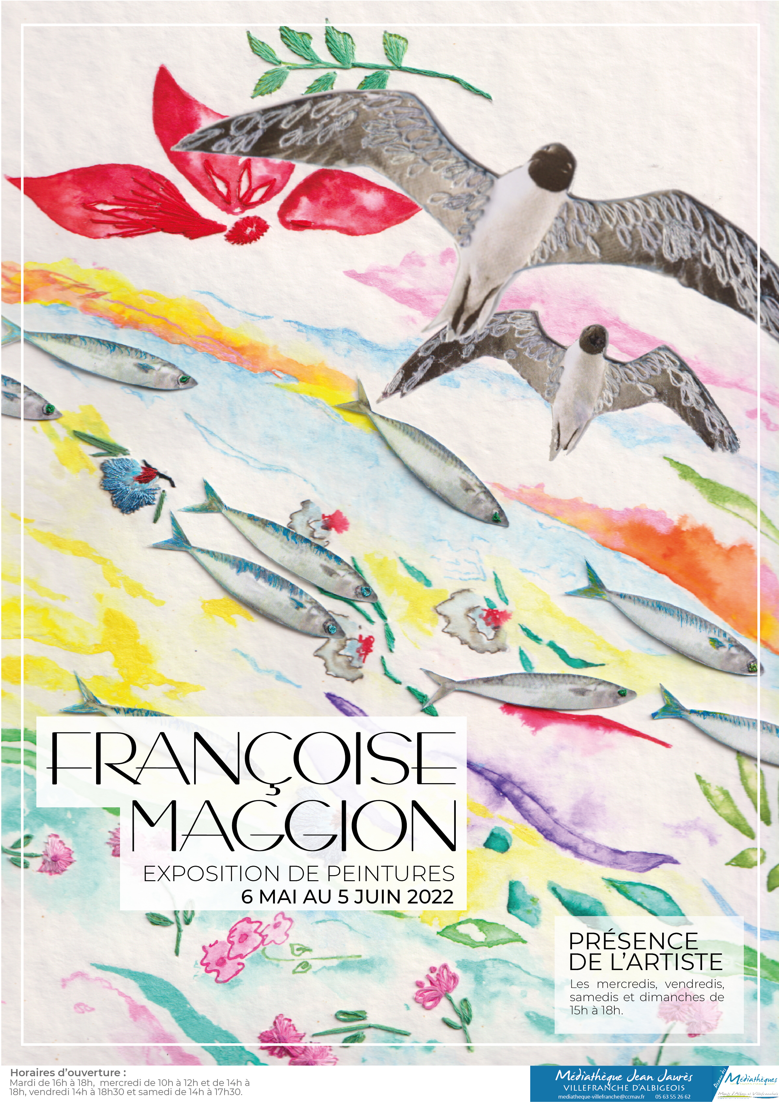 Exposition de peintures de Françoise Maggion