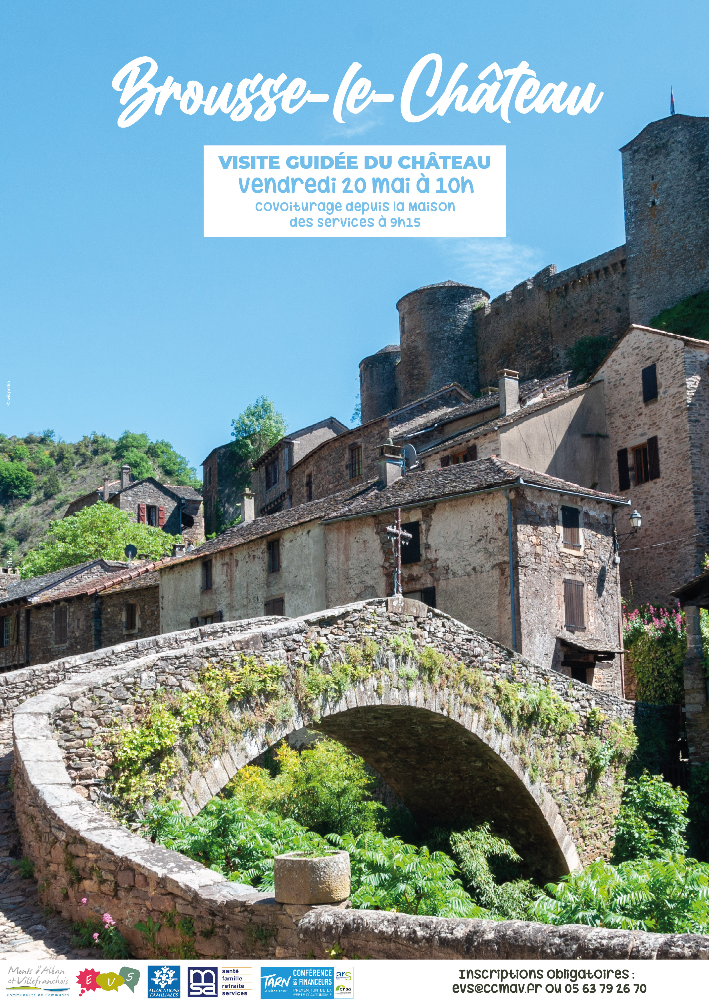 Sortie patrimoine à Brousse-le-Château