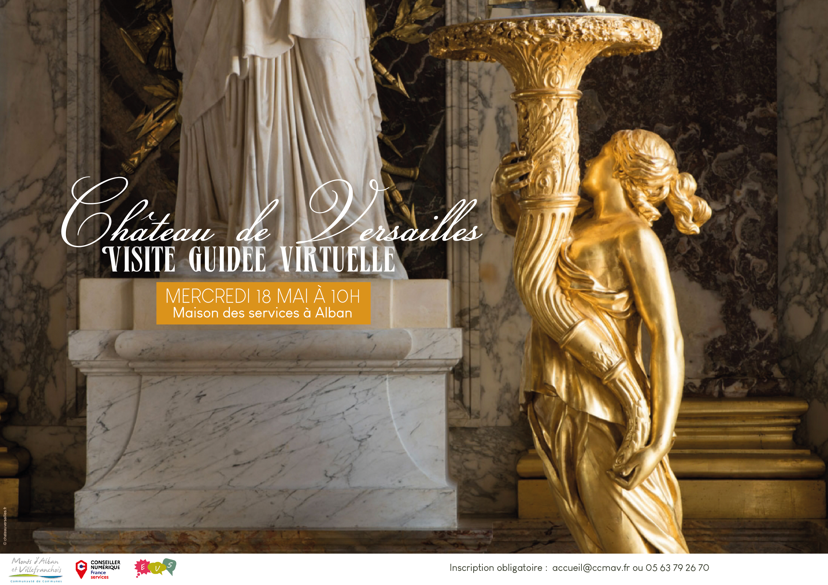 Visite guidée virtuelle du Château de Versailles