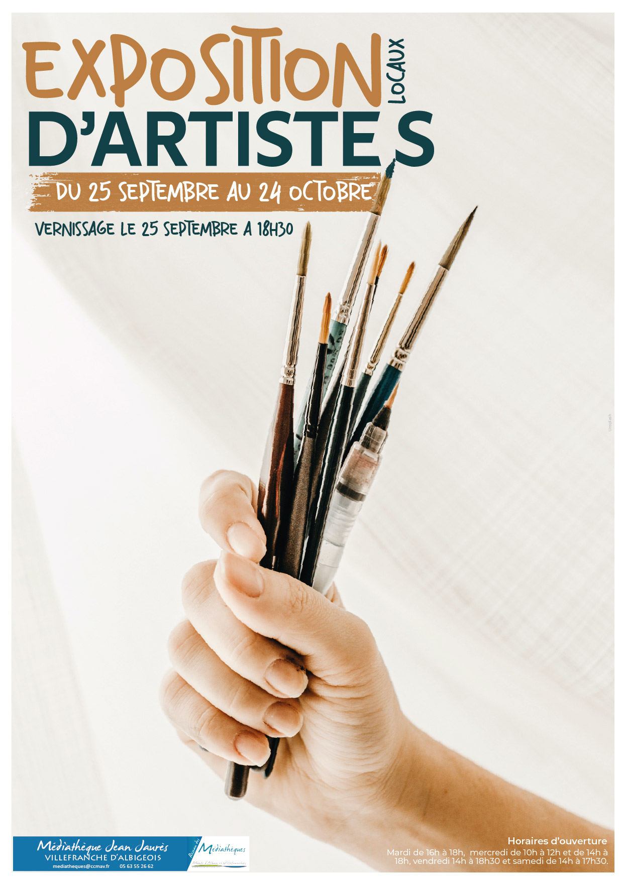Exposition d'artistes locaux