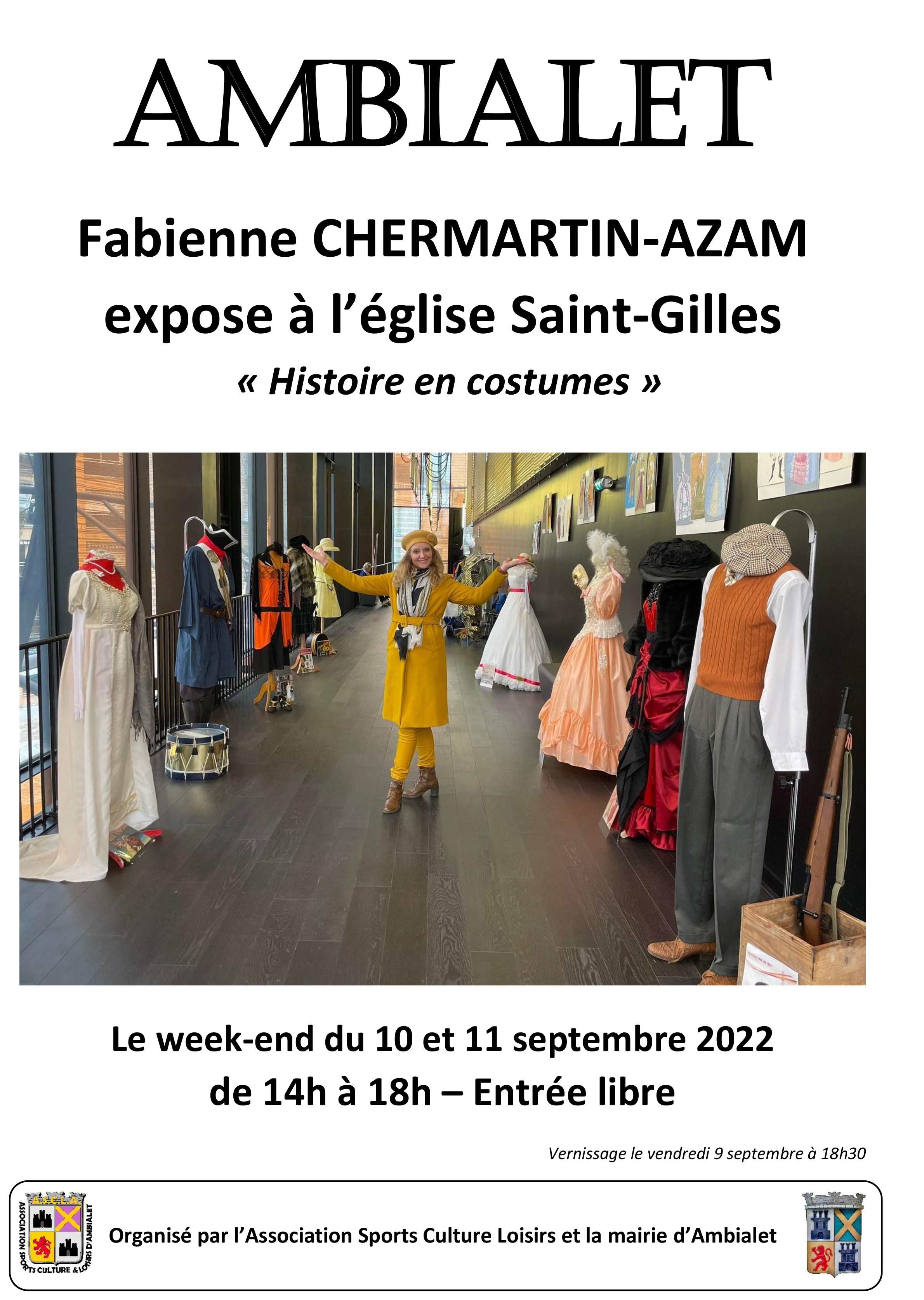 Exposition de Fabienne Chermartin-Azam à Ambialet