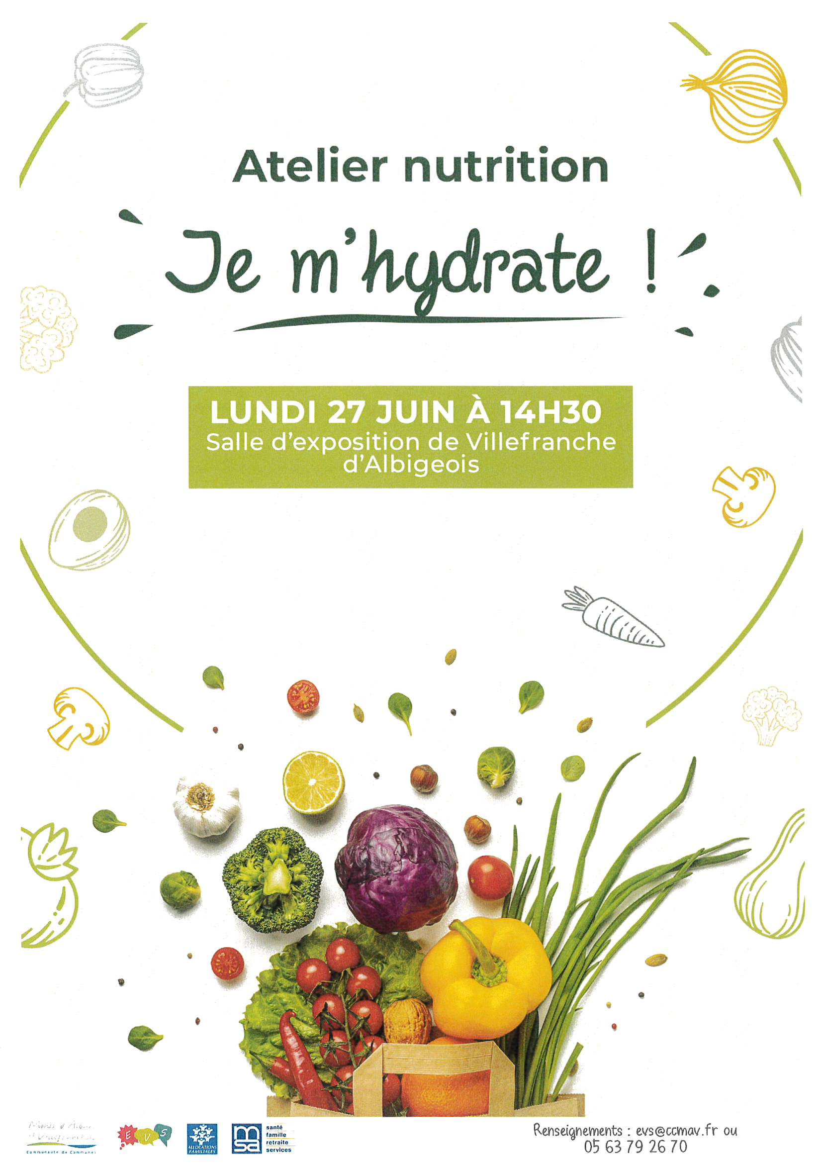 Atelier nutrition : "je m'hydrate"