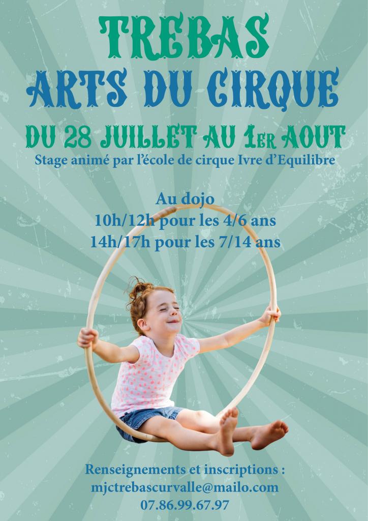 Stage de cirque, à Trébas.