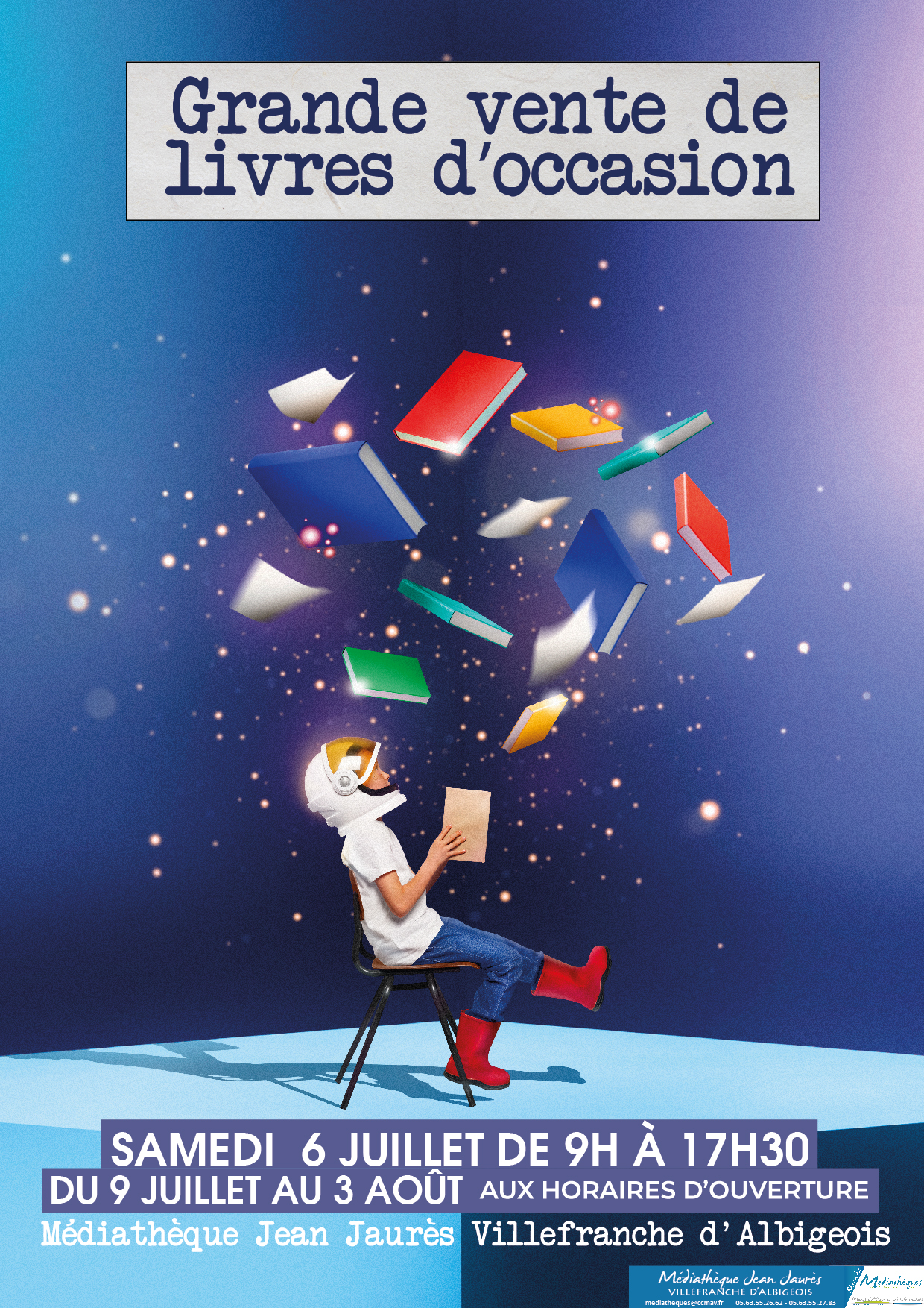 Grande vente de livres d'occasion
