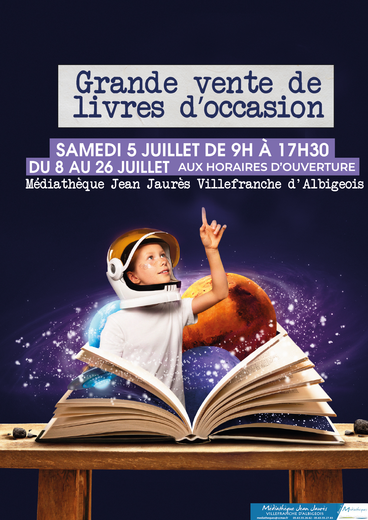 Grande vente de livres d'occasion