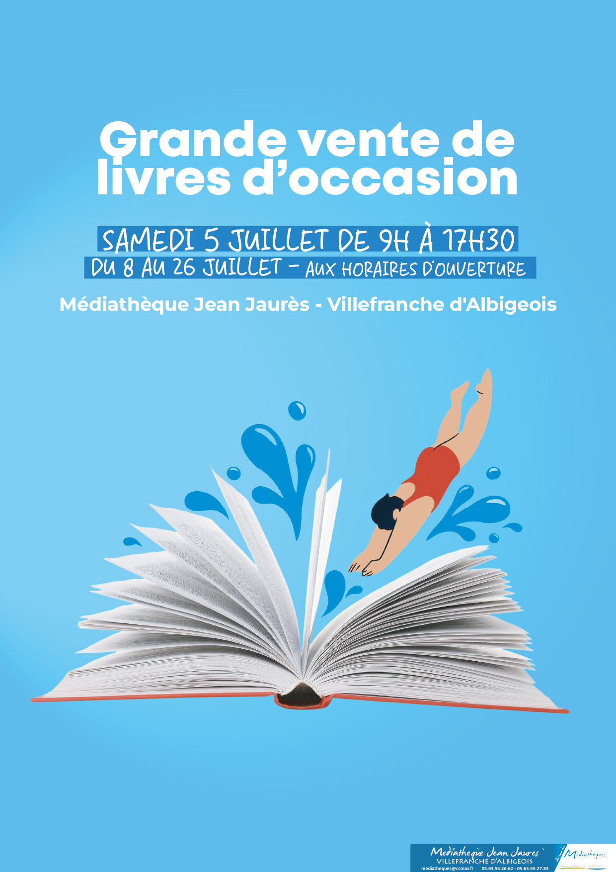 Grande vente de livres d'occasion