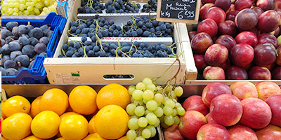 Mini marché à Villeneuve-sur-Tarn