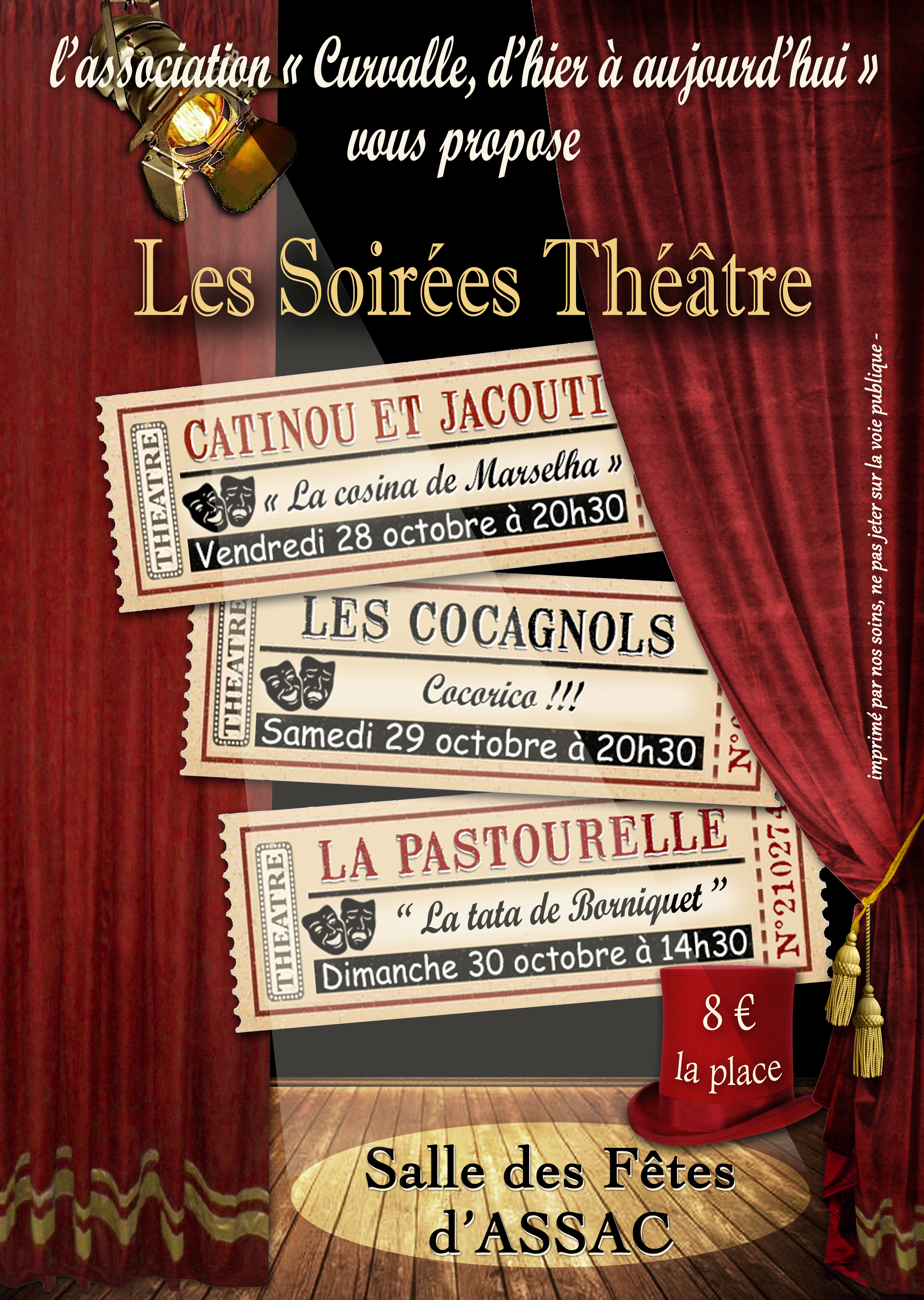 Les soirées théâtre à Assac