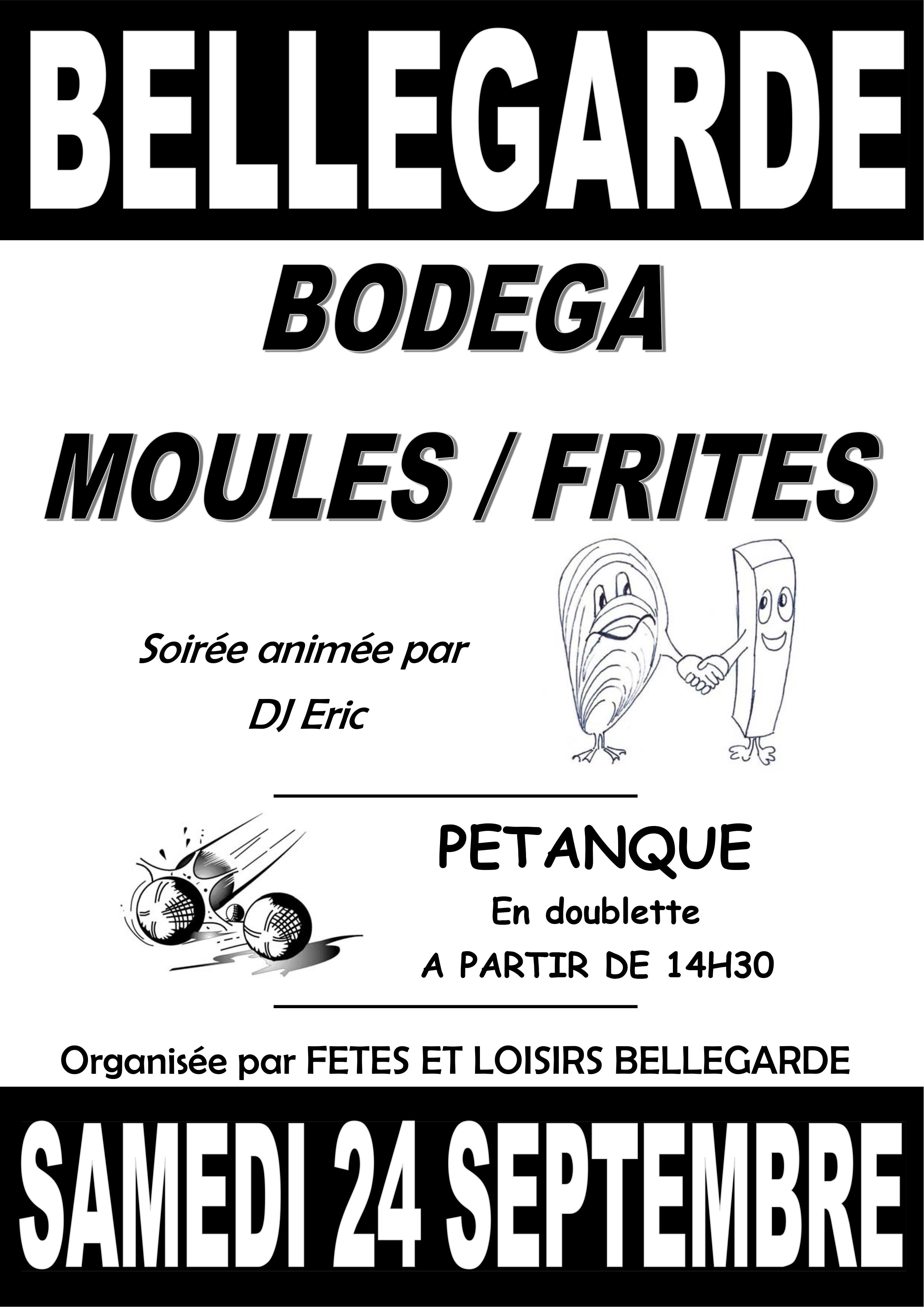 Bodéga moules/frites à Bellegarde