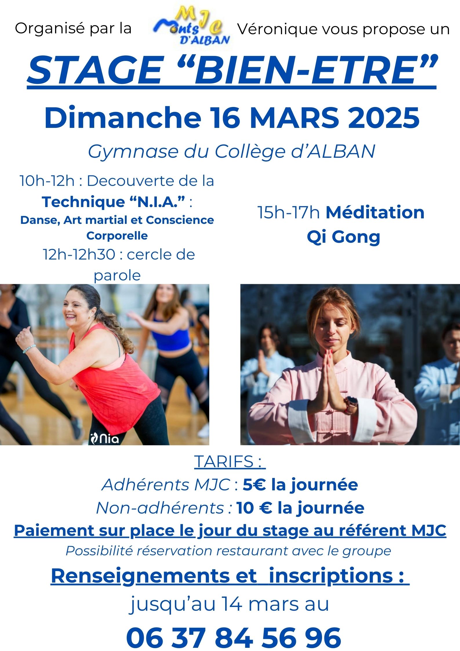 Stage Bien-être, à Alban