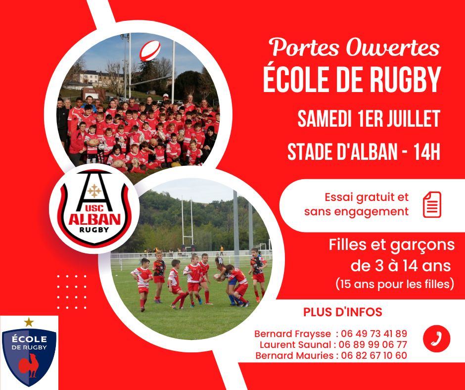 Portes ouvertes Ecole de Rugby