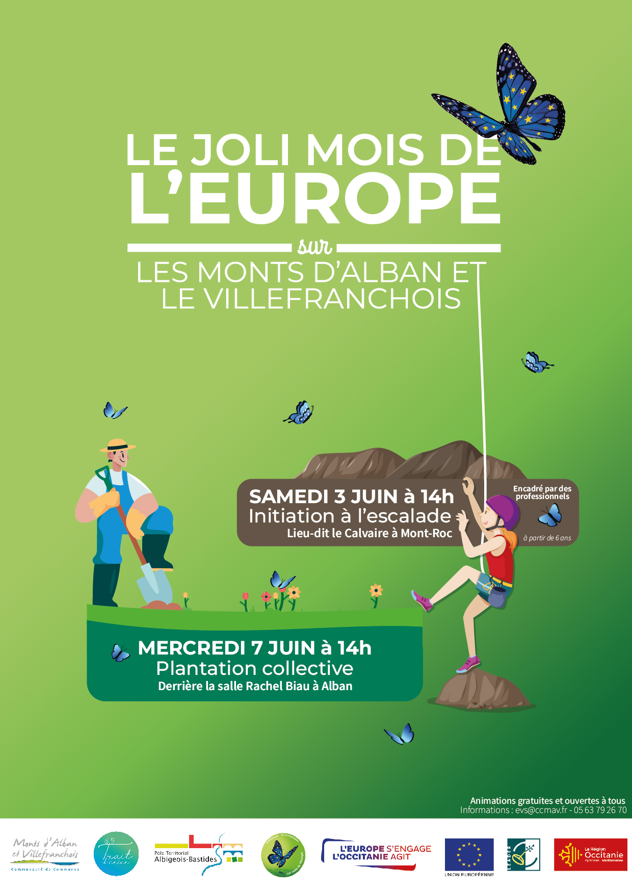 Joli mois de l'Europe sur les Monts d'Alban et le Villefranchois