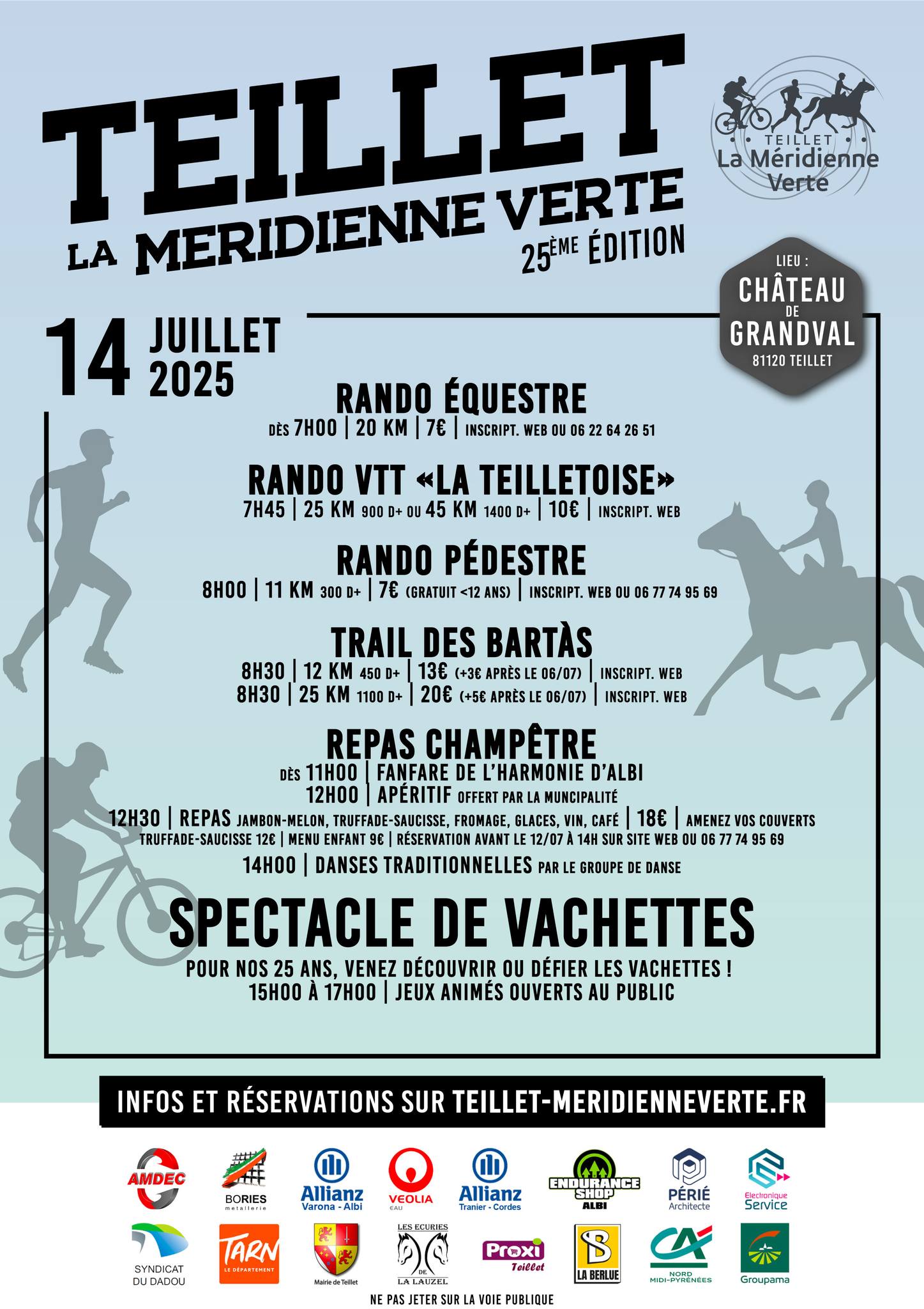 La Méridienne verte, 25ème édition