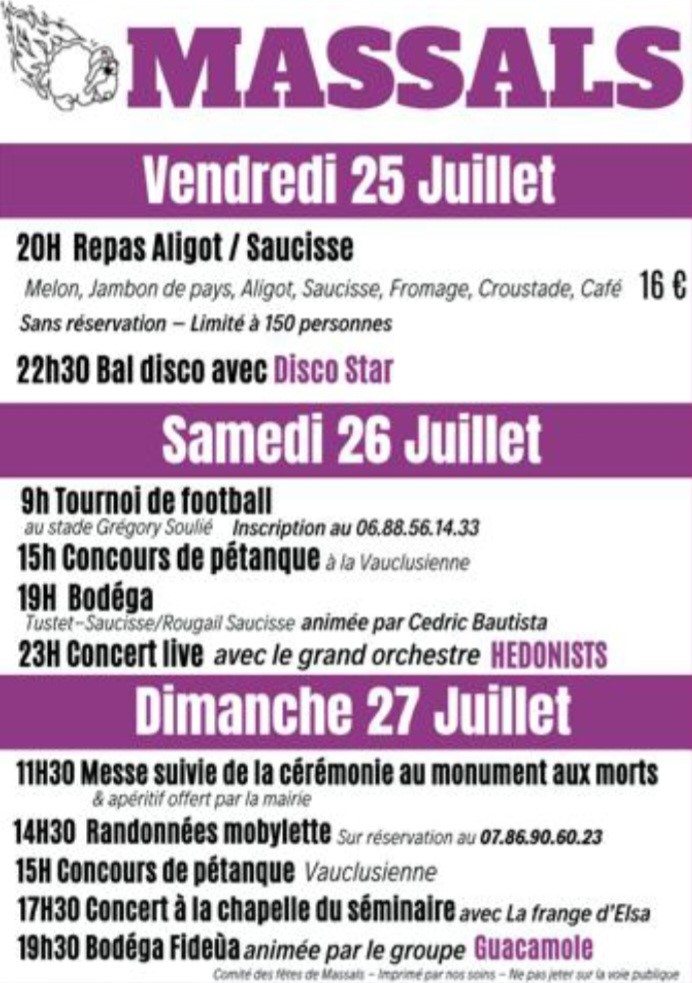 Fête de Massals