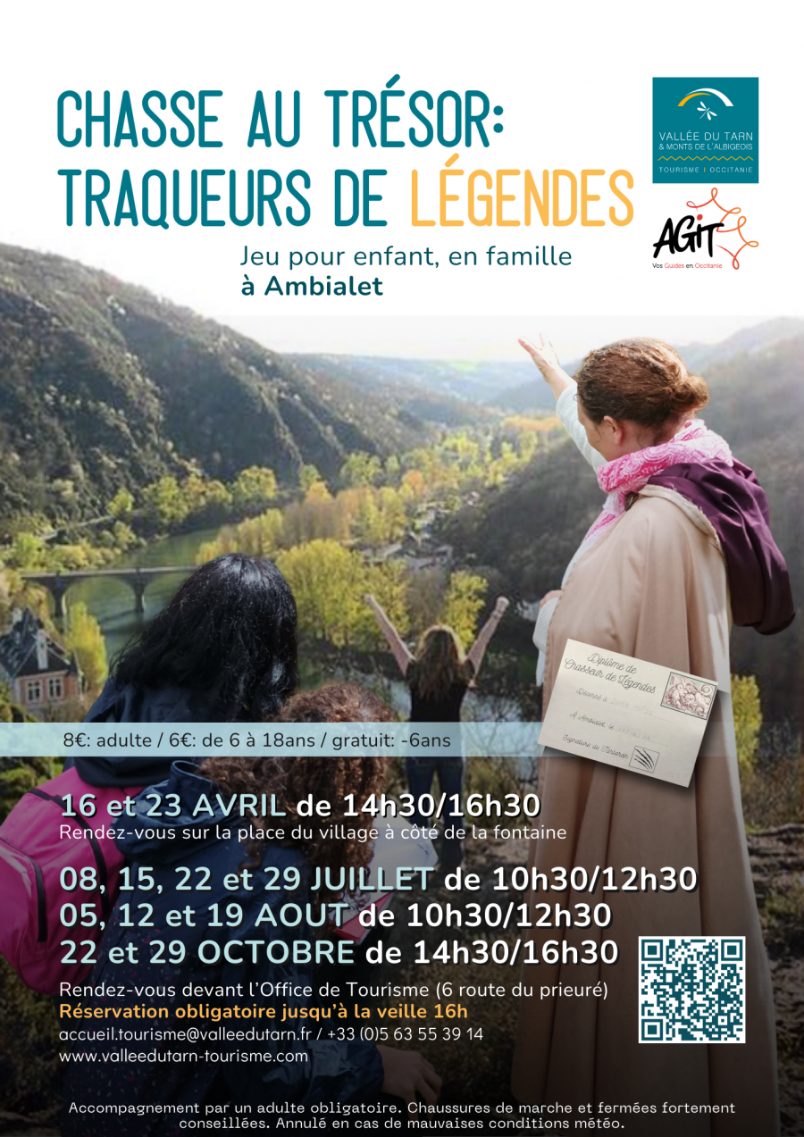 Chasse au trésor, à Ambialet