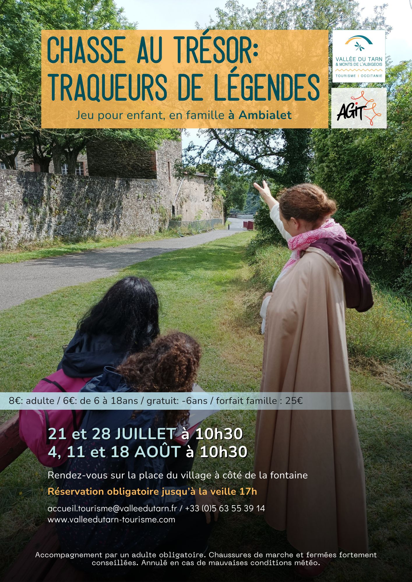 Chasse au trésor, à Ambialet