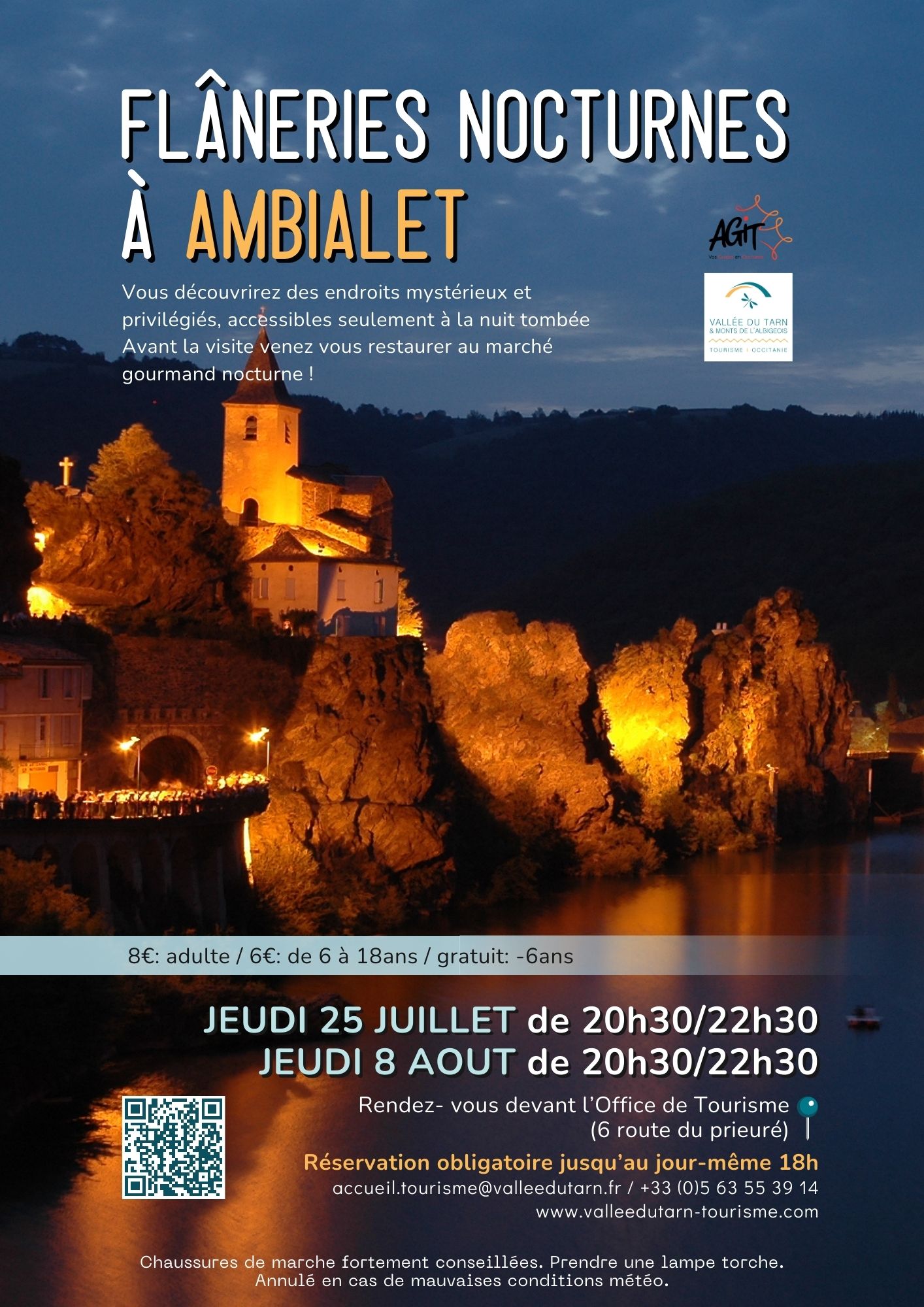 Flâneries nocturnes d'Ambialet