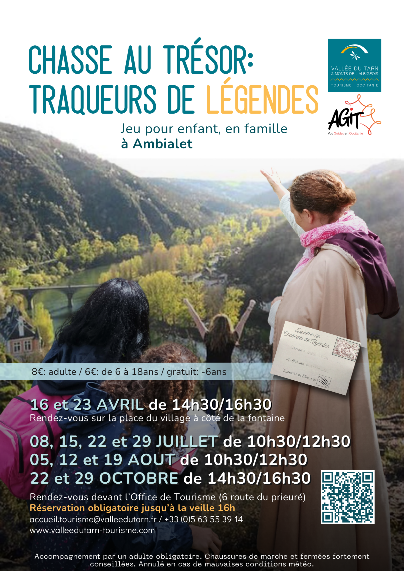 Chasse au trésor, à Ambialet