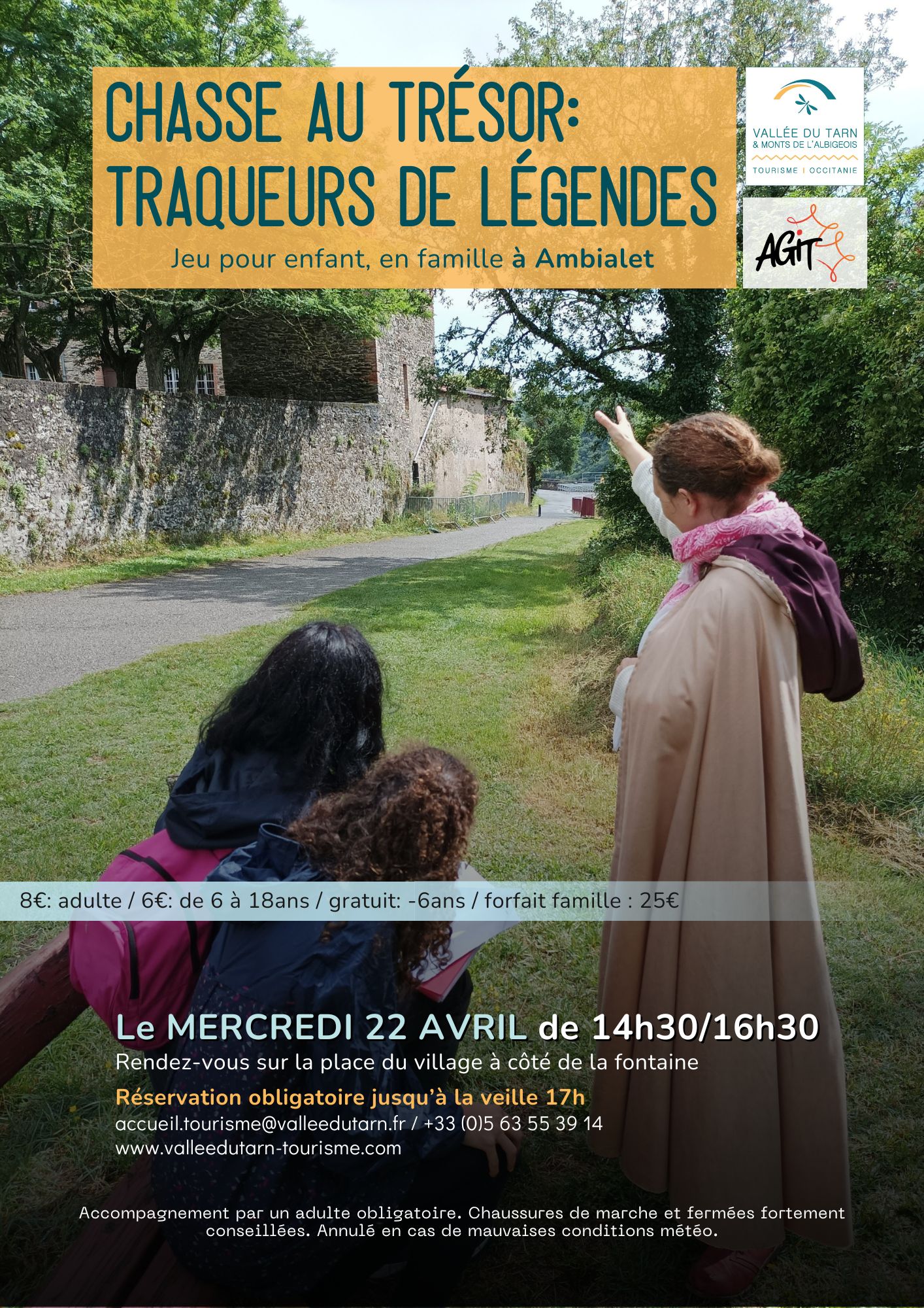 Chasse au trésor, à Ambialet