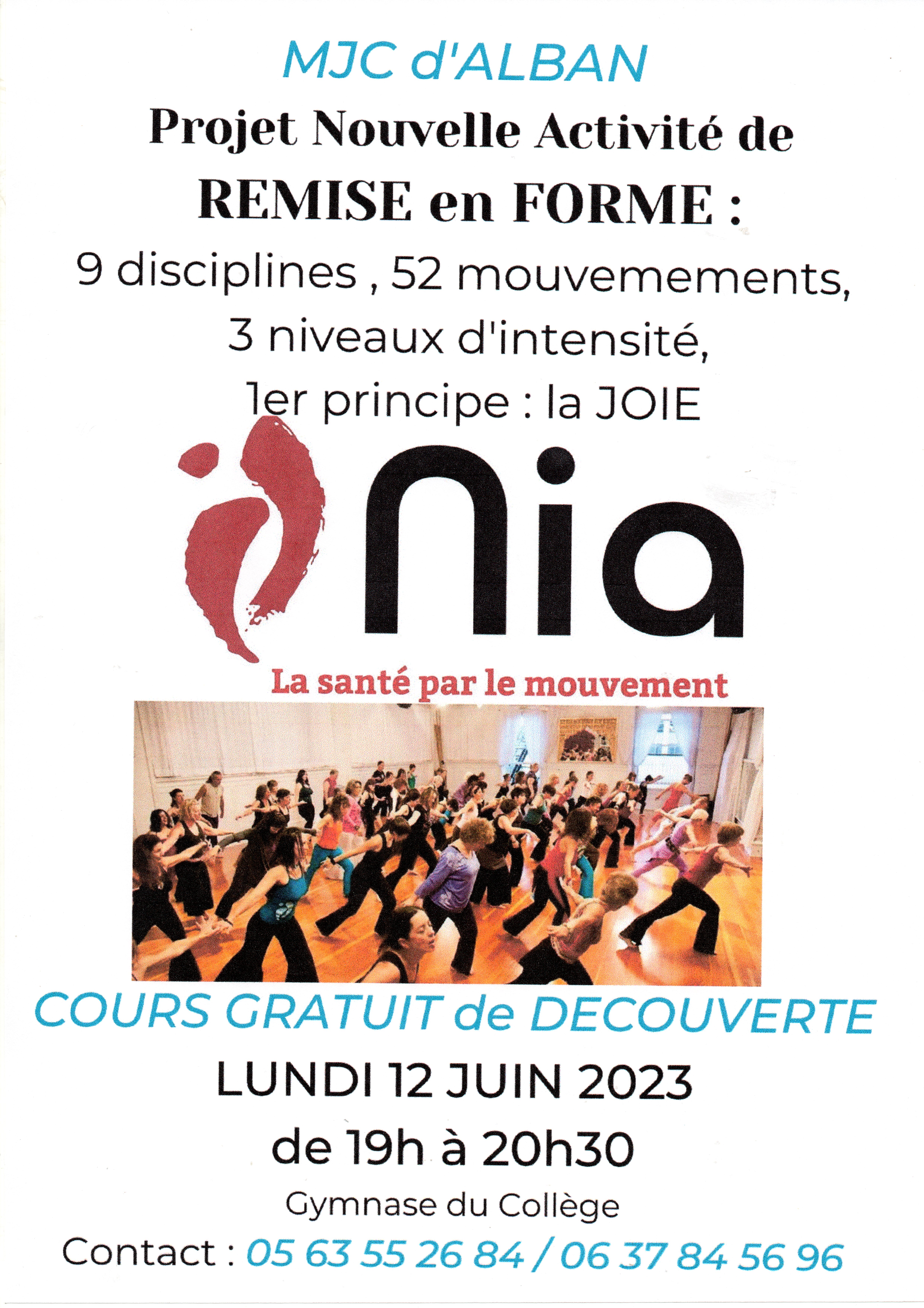 Projet Nouvelle Activité de remise en forme