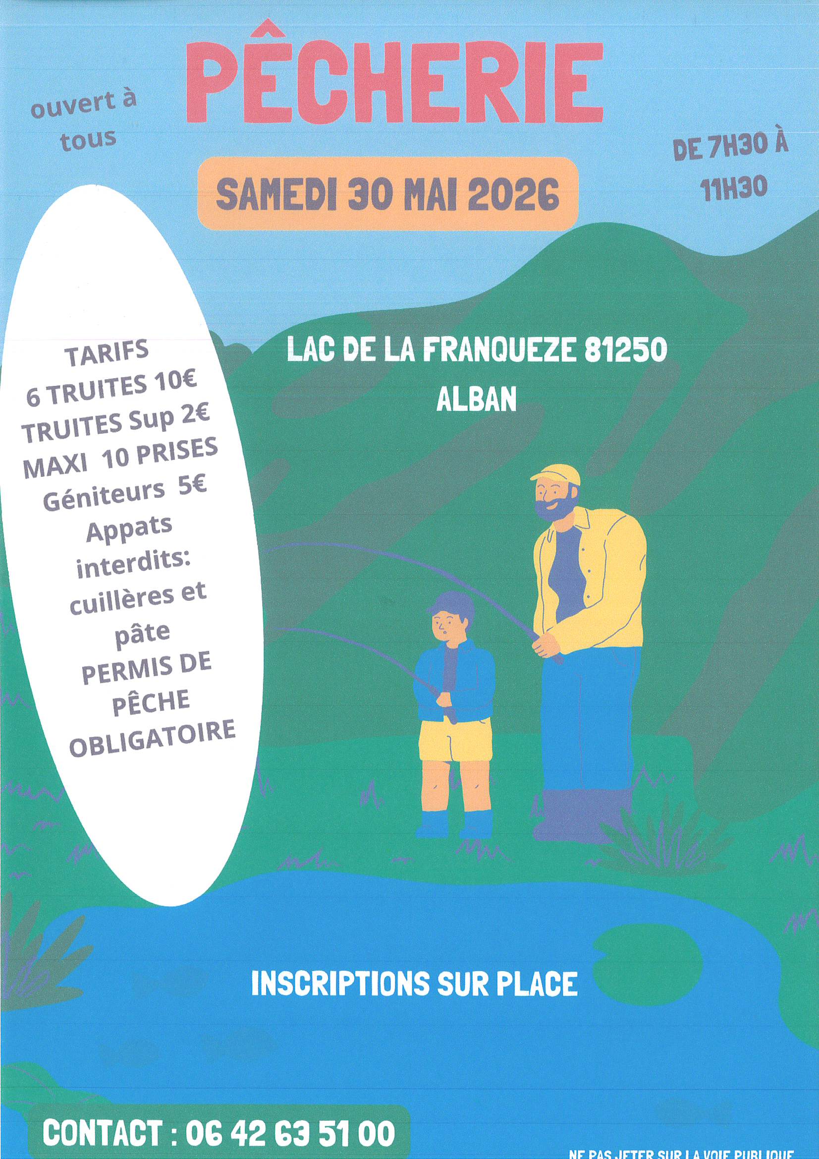 Pêcherie, à Alban.
