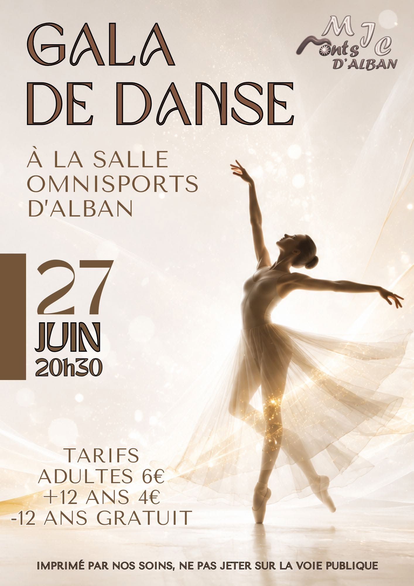 Gala de danse, à Alban