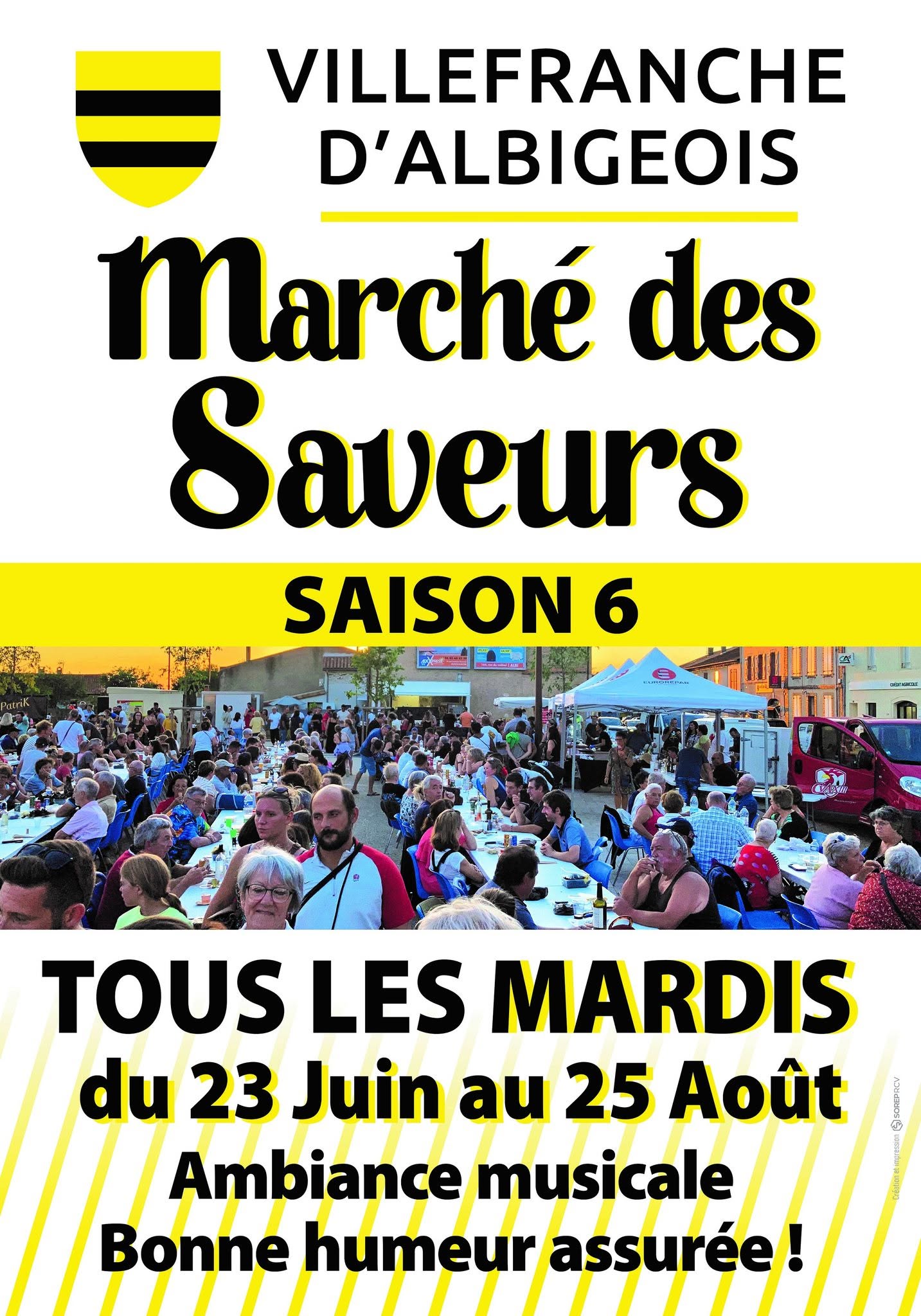 Marché des Saveurs à Villefranche d'Albigeois