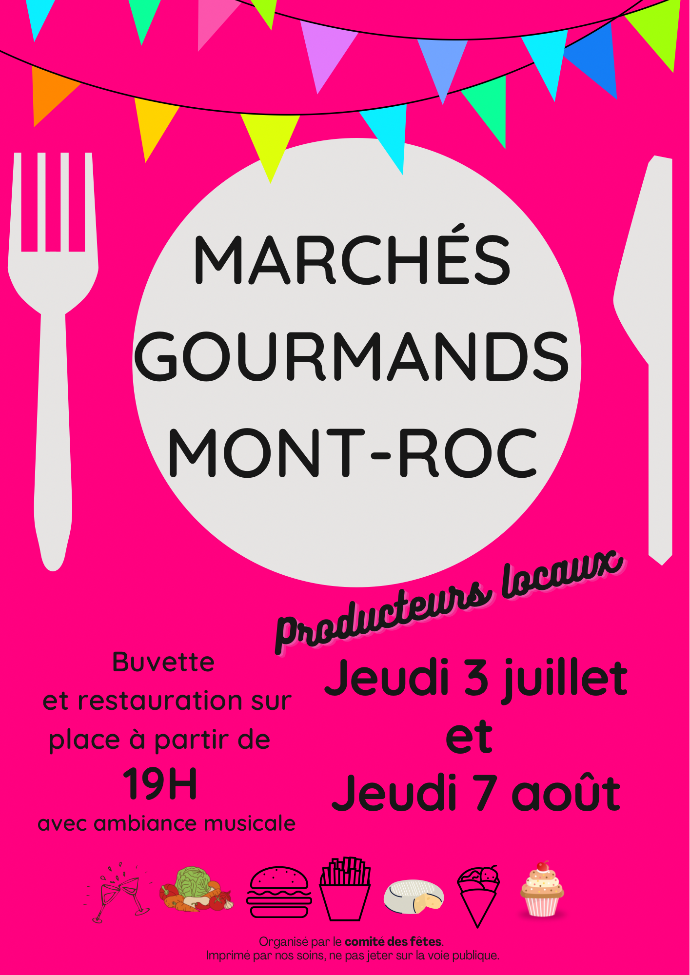 Marché gourmand, Mont-Roc