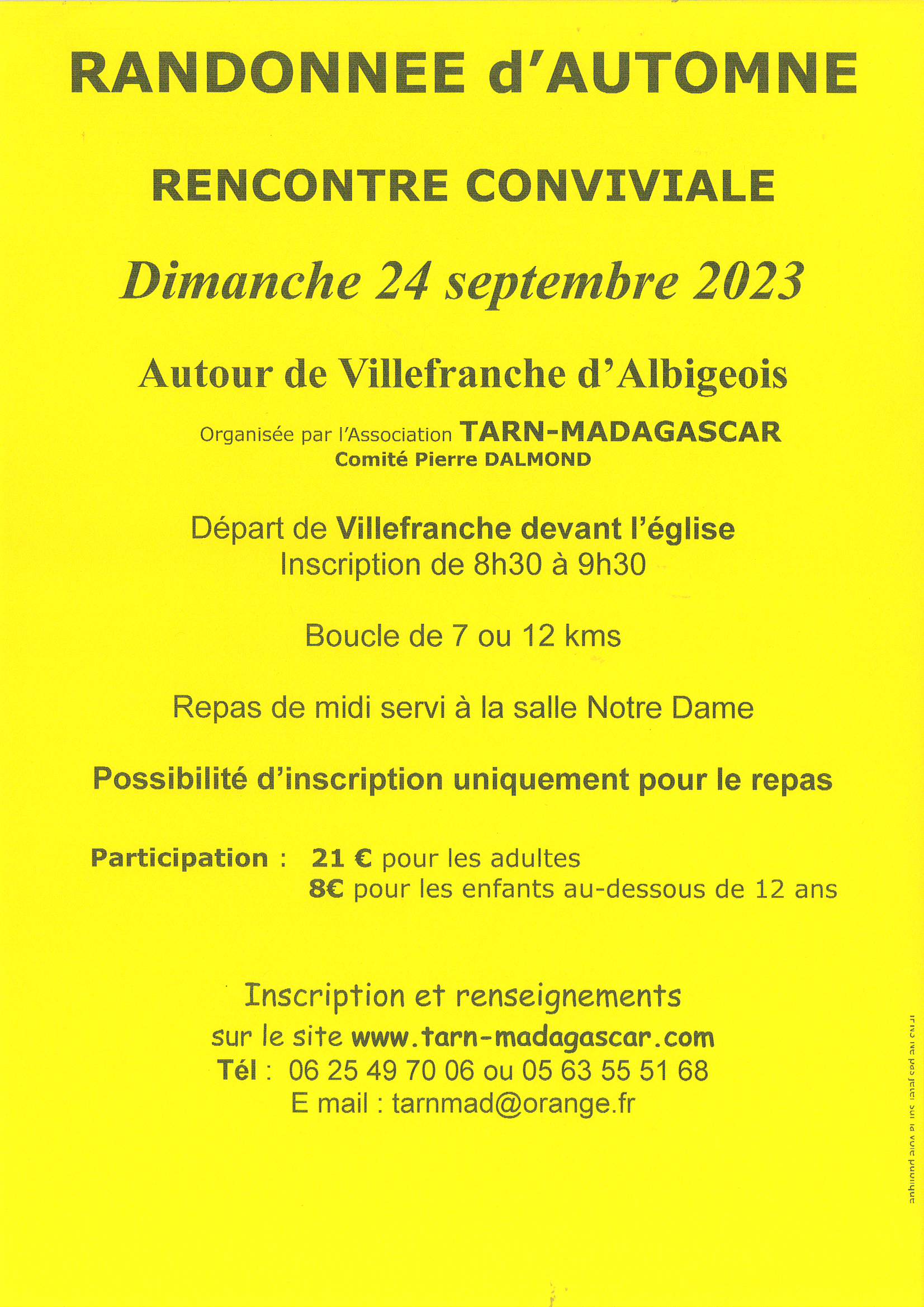 Randonnée d'Automne 