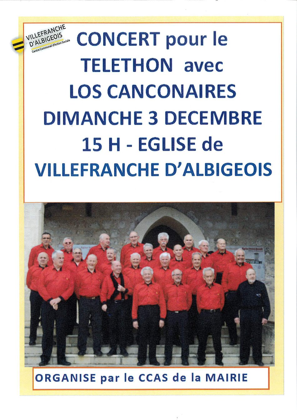 Concert dans le cadre du Téléthon