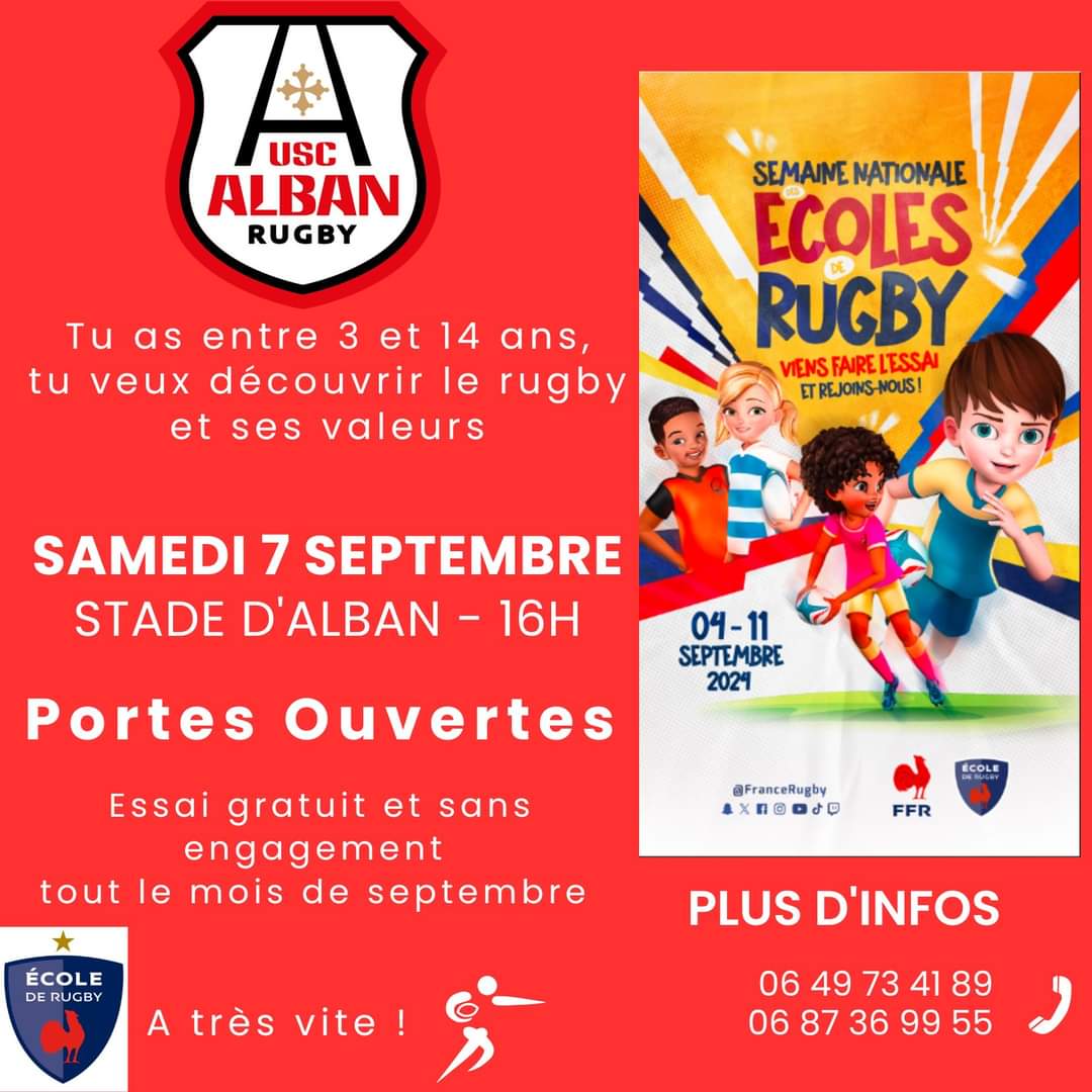 Portes ouvertes du USC Alban Rugby