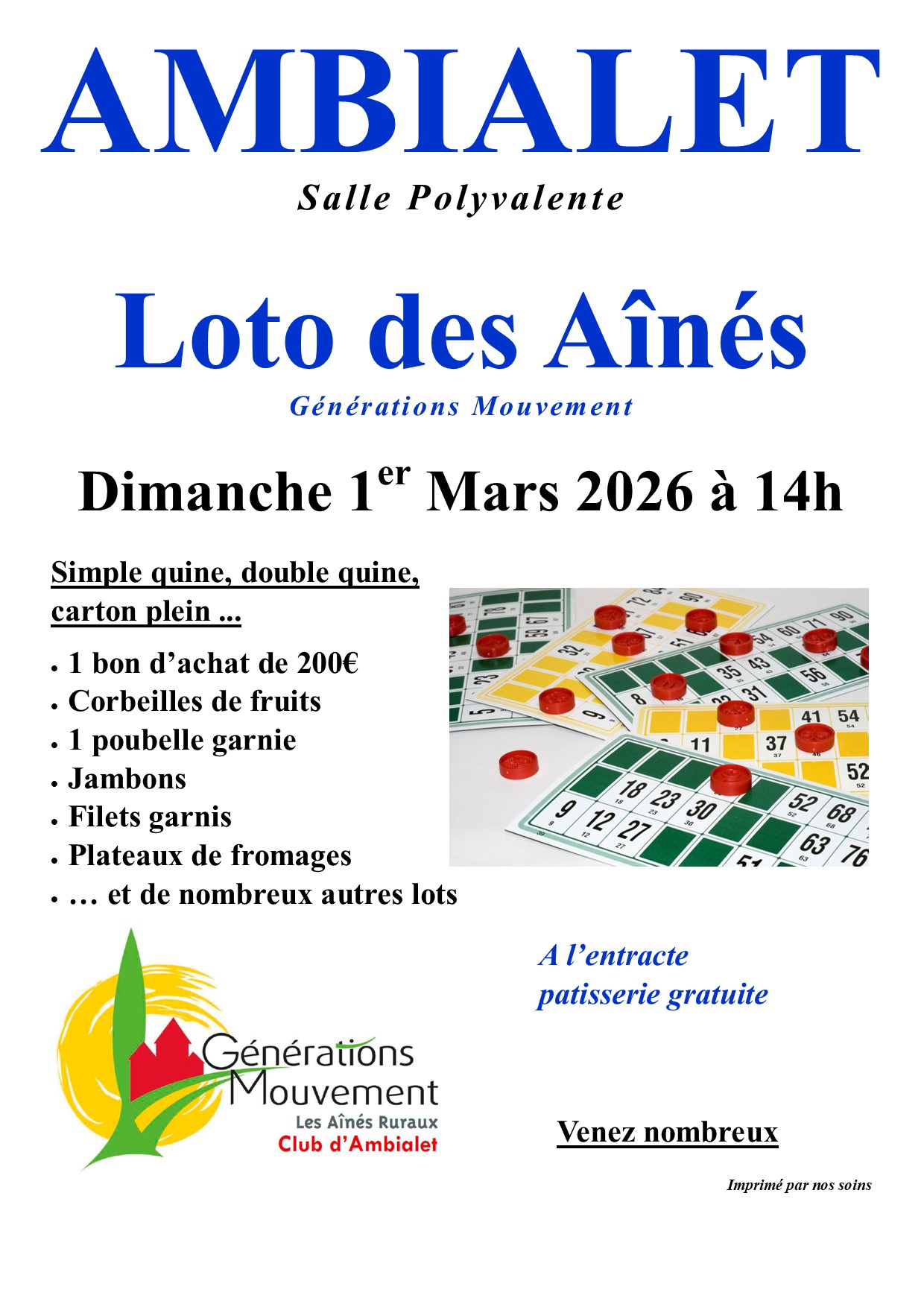 Loto des aînés, à Ambialet