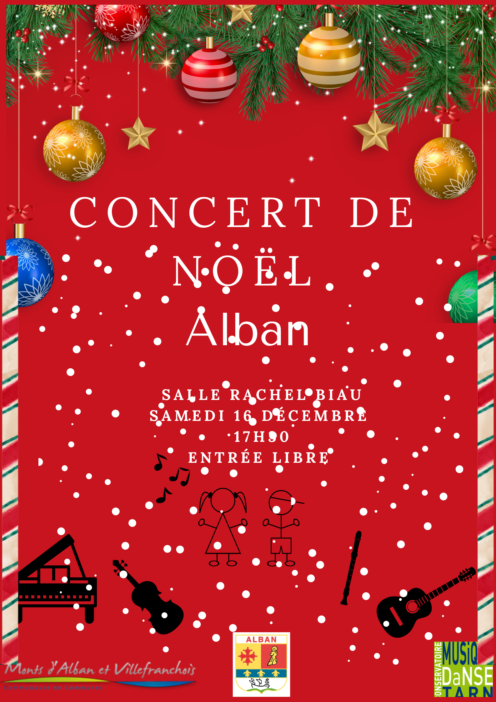 Concert de Noël, à Alban