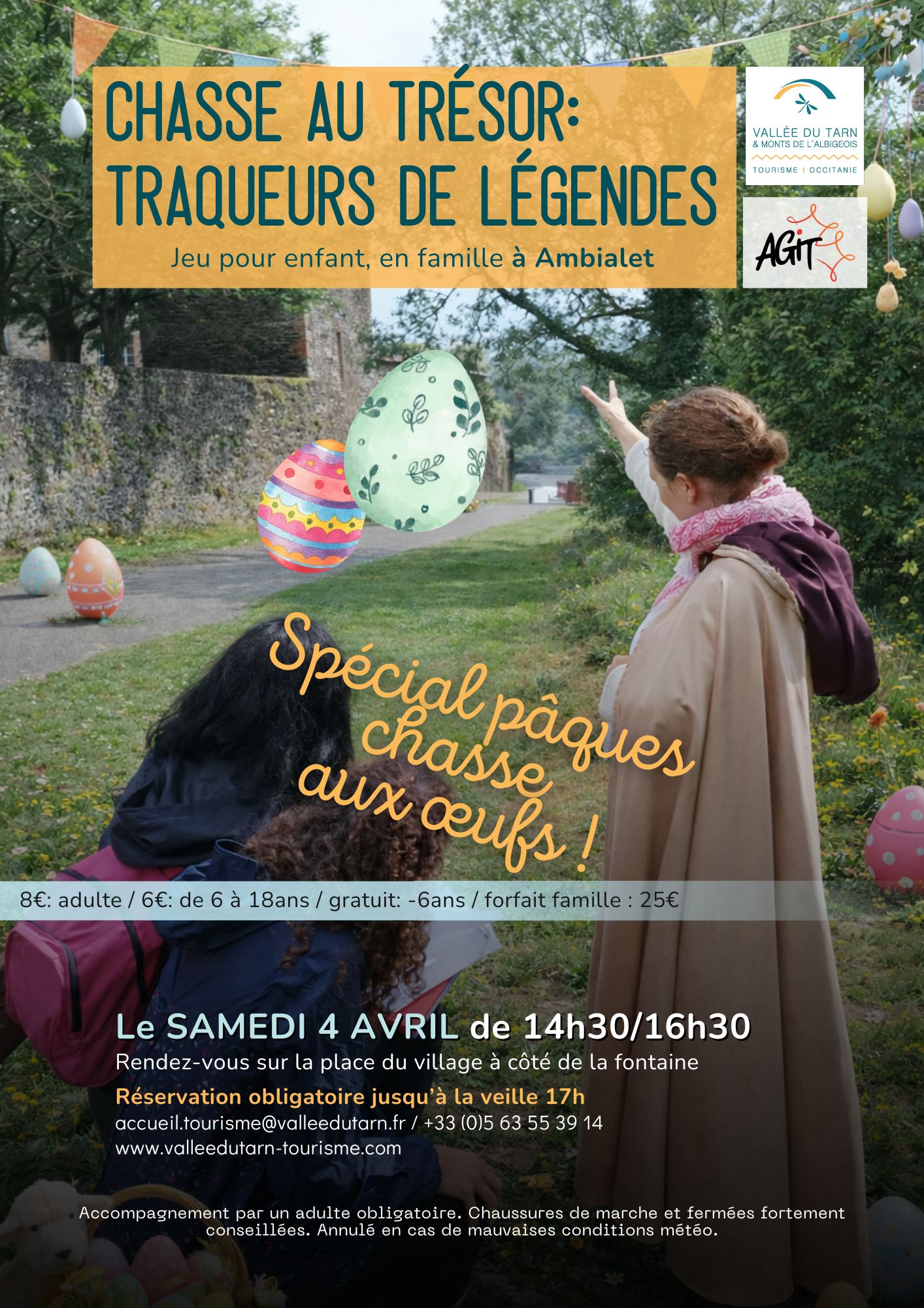 Chasse au trésor, à Ambialet