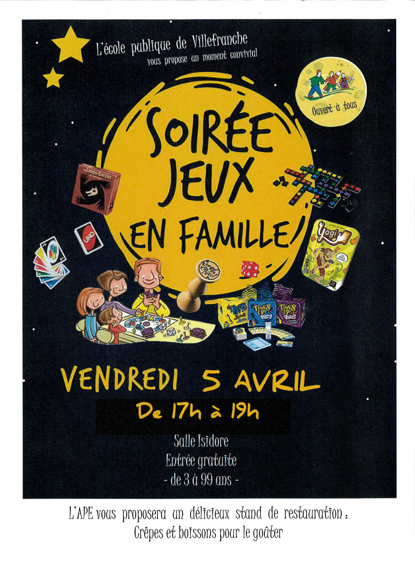 Soirée jeux en famille 