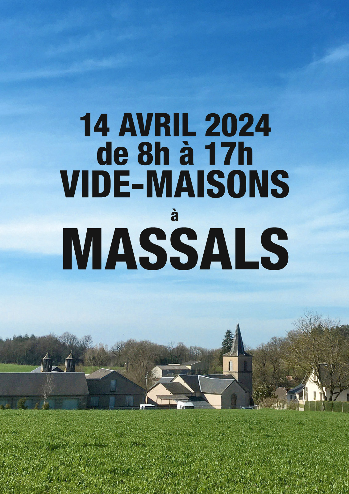Vide-maisons, à Massals