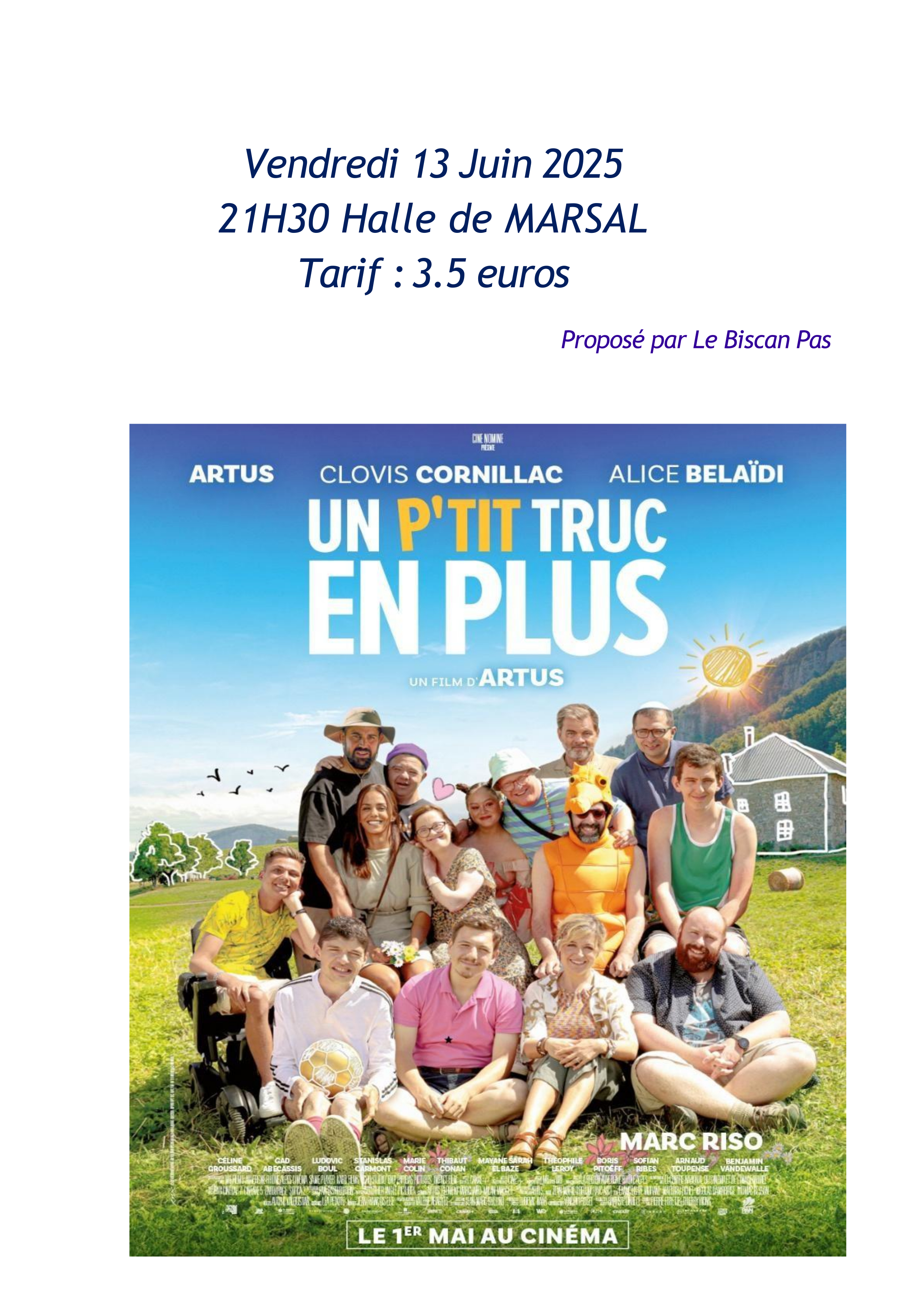 Cinéma à Marsal