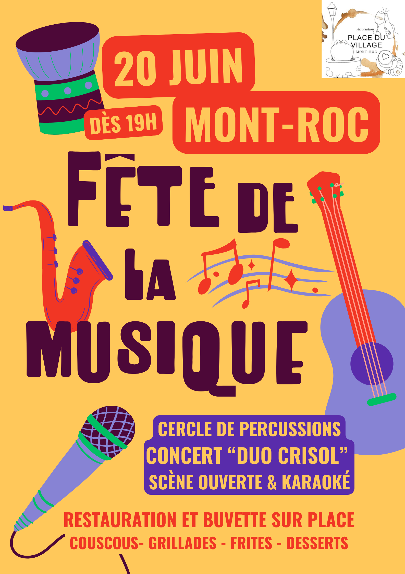 Fête de la Musique, à Mont-Roc